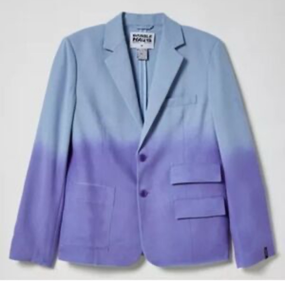 BOBBLEHAUS Gradient Blue and Purple Blazer
